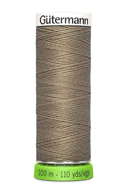 Fil à coudre Gütermann - RPET - Marron n°724