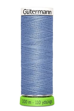 Fil à coudre Gütermann - RPET - Bleu n°74