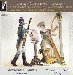 Concone, Luigi : Six sonates progressives Op.2 - CD