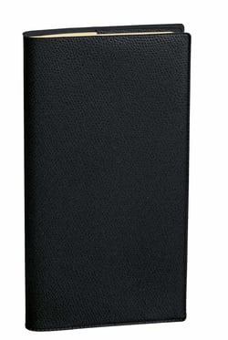 Agenda semainier 2026 Quo Vadis - Noir - 8,8 x 17 cm - Planorizon Impala