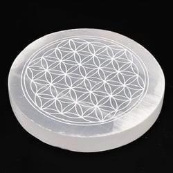 Fleur de vie en Sélénite - 7 cm