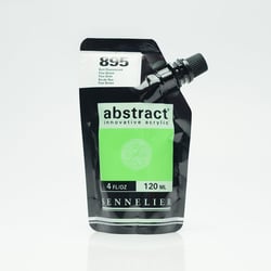 Tube 120 ml de peinture acrylique Sennelier - Abstract - Vert fluo n°895 - Fine - Opaque