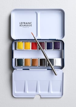Lefranc & Bourgeois - Set aquarelle - 12 couleurs