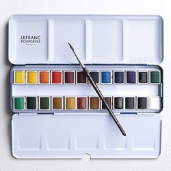 Lefranc & Bourgeois - Set aquarelle - 24 couleurs