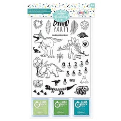 30 tampons mousse - Dino birthday
