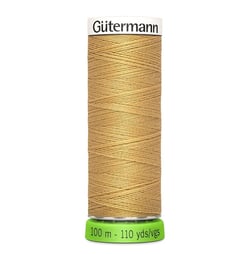 Fil à coudre Gütermann - RPET - Jaune n° 893