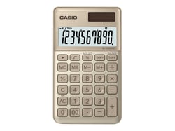 Calculatrice de poche Casio - Professionnel - SL-1000SC - Doré