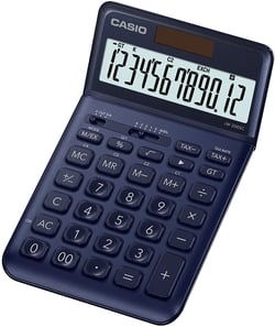 Calculatrice de bureau et poche Casio - Professionnel - JW-200SC - Bleu marine
