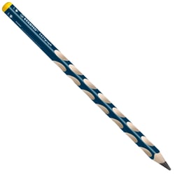 Lot de 2 crayons graphites gauchers mine HB - STABILO - Bleu ardoise - EASYgraph