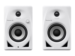 Pack enceinte de monitoring Pioneer - DJ DM-40D-W - Bass Reflex - blanc - 2 pièces