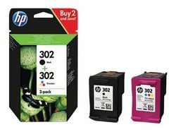 Cartouche Encre Hp N°302 Classic 4 Couleurs