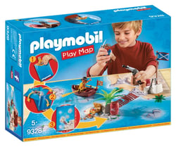 Pirates avec support de jeu - Playmobil® - Pirates - 9328