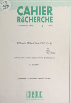 Demain sera un autre jour : oui, non, peut-être - Contribution à l'étude des questions d'anticipation