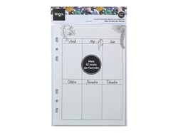 36 pages Mes 12 mois de l'année - Pour bullet journal flex - A5