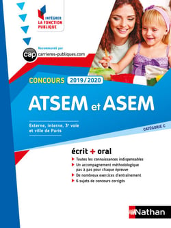 Concours ATSEM et ASEM - catégorie C - Intégrer la fonction publique - 2019/2020 - Format : ePub 3