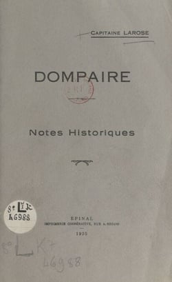 Dompaire - Notes historiques