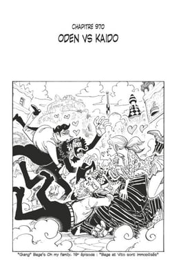 One Piece édition originale - Chapitre 970 - Oden VS Kaido