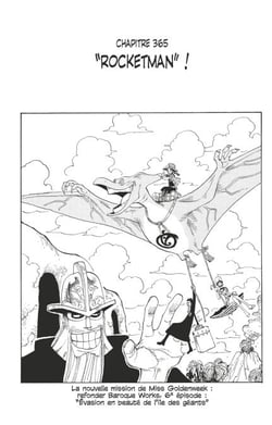 One Piece édition originale - Chapitre 365 - "Rocketman" !