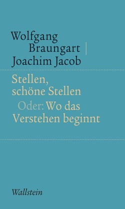 Stellen, schöne Stellen - Oder: Wo das Verstehen beginnt