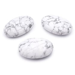 Camille Ambiance - Galet Howlite blanche - 6 cm