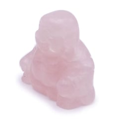 Bouddha - Quartz Rose - 40 mm 