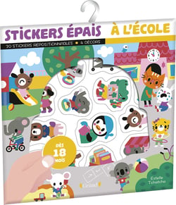 Stickers épais - À l'école