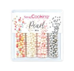 Décorations en sucre ScrapCooking® - Mix Pearl - 56 g