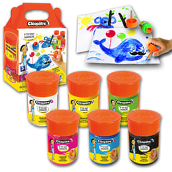 6 pots de peinture pouache Néfertari 50ml