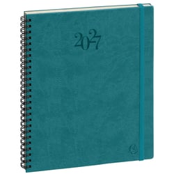Agenda semainier 2026 Exacompta - Bleu - 18,5 x 22,5 cm - Eurotime 22W Swan