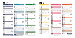 Calendrier de bureau 2026 Quo Vadis - 12 mois - Origami - 26 x 13 cm
