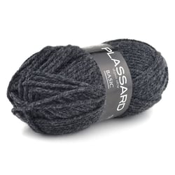 Pelote de fil à tricoter - Plassard - Basic - Gris souris 12