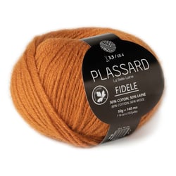 Pelote de fil à tricoter - Plassard - Fidèle - Curry 54