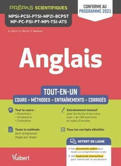 Anglais : Conforme au nouveau programme 2021 - Prépas scientifiques - Conforme à la réforme 2021