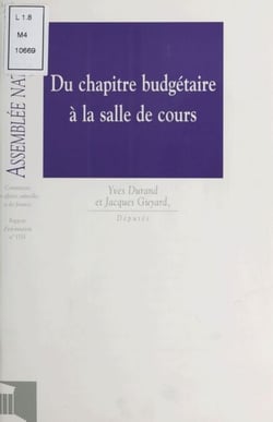 Du chapitre budgétaire à la salle de cours - Rapport d'information sur la gestion des personnels enseignants du second degré