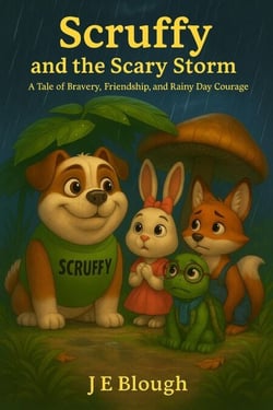 Scruffy and the Scary Storm - Scruffy the Bulldog, #3
