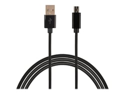 Câble USB / Micro USB - 2m - noir - Cultura