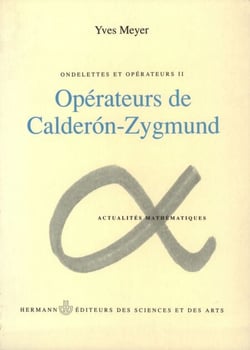 Ondelettes et opérateurs, Volume 2 - Opérateurs de Calderon-Zygmund