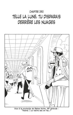 One Piece édition originale - Chapitre 292 - Telle la lune, tu disparais derrière les nuages