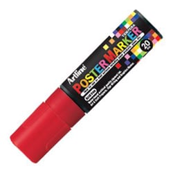 Marqueur Tempera 20mm - Rouge