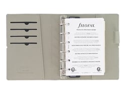 Agenda organiseur Domino pocket - noir