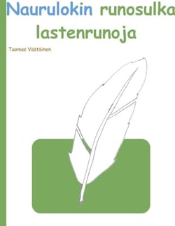 Naurulokin runosulka - lastenrunoja