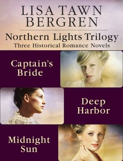 Northern Lights Trilogy - Three Historical Romance Novels from Lisa T. Bergren: The Captain's Bride, Deep Harbor, Midnight Sun