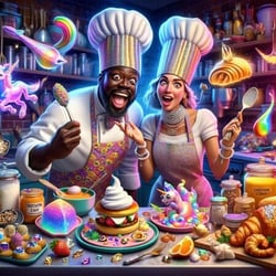 Extravagant Culinary Tales: 20 Outrageous Fake Recipes to Spark Your Imagination  From Unicorn Cream to Diamond-Crusted Delights: Culinary Fantasies That Defy Belief