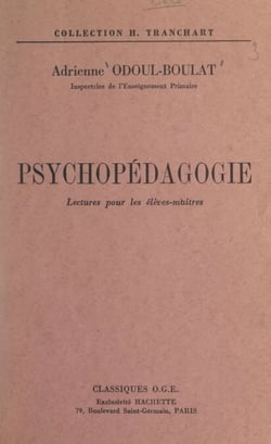 Psychopédagogie - Lectures pour les élèves-maîtres
