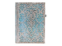 Carnet a couverture rigide maya bleu - midi - ligne - 240 p.