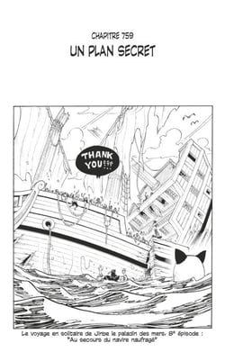 One Piece édition originale - Chapitre 759 - Un plan secret