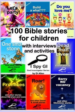 100 Bible Stories For Children With Interviews and Activities - God Investigator Group (I Spy GI), #9
