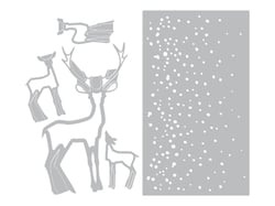 Matrice de découpe Thinlits Sizzix - Cerf - 5 pièces