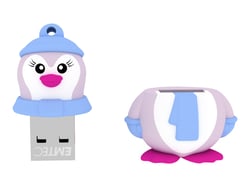 Clé USB 2.0 Emtec - 16 Go - Pingouin - Collection Animalitos