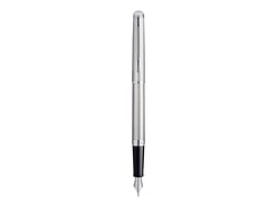 Stylo plume - Bleu - Hémisphère Acier, finitions palladium - Plume fine - Waterman
